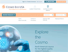 Tablet Screenshot of cosmobiousa.com